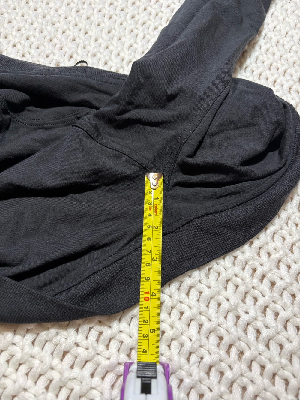 lululemon French Terry long sleeve shrug in black size 6 - Picture 15 of 15